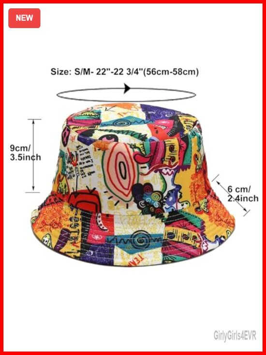 Reversible Bucket Hat for Sun Protection, Cotton Polyester, Packable for Travel main image 4